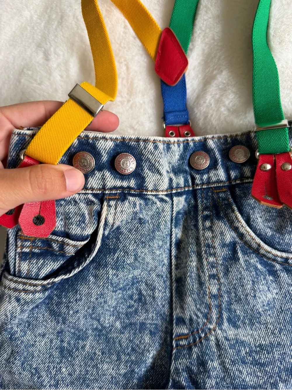 Vintage Little Levi’s Orange Tab USA Jeans 9 Months